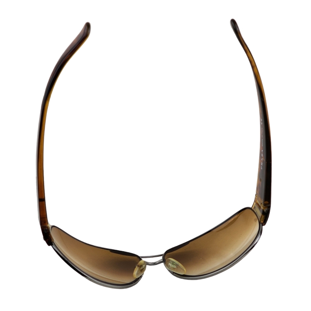 Prada Tortoise Shell Brown Designer Sunglasses Sp… - image 3